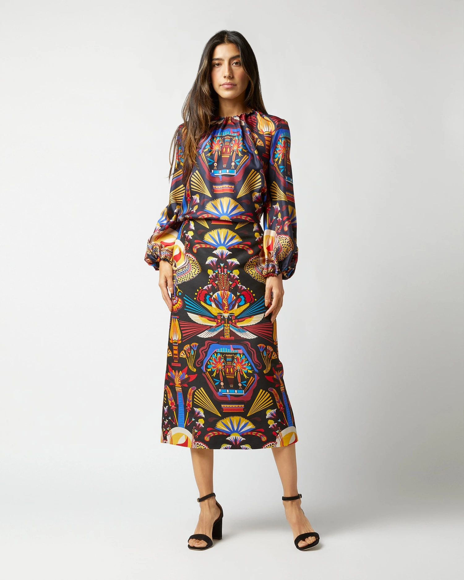 Pencil Skirt In Nephthys Navy Cady Wool 9 Pencil Skirt In Nephthys Navy Cady Wool - Image 7