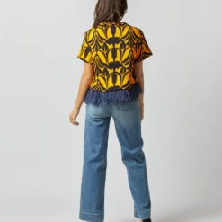 La Scala Tee In Papyrus Gold Jersey -Chicorya Sales S72349 3693