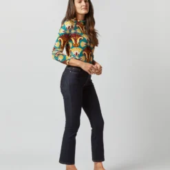 Turtleneck In Dendera Light Blue Stretch Velvet 10 Turtleneck In Dendera Light Blue Stretch Velvet -Chicorya Sales S72351 3299