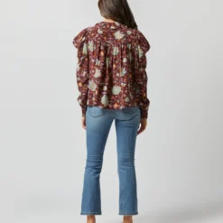 ULLA JOHNSON Dara Blouse In Heliotrope 12 ULLA JOHNSON Dara Blouse In Heliotrope -Chicorya Sales S72357 3895