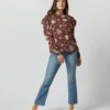 ULLA JOHNSON Dara Blouse In Heliotrope 2 ULLA JOHNSON Dara Blouse In Heliotrope -Chicorya Sales S72357 3921