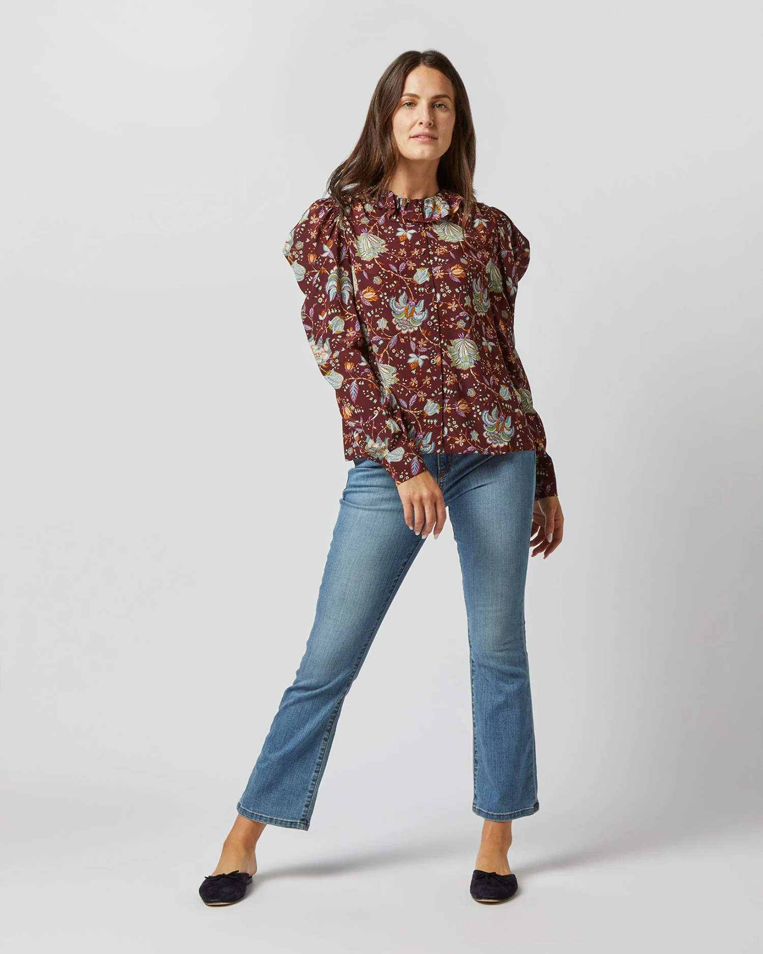 ULLA JOHNSON Dara Blouse In Heliotrope 3 ULLA JOHNSON Dara Blouse In Heliotrope