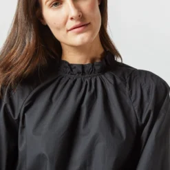 ULLA JOHNSON Marlie Blouse In Noir -Chicorya Sales S72359 2458