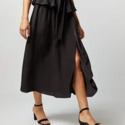 ULLA JOHNSON Marion Dress In Noir -Chicorya Sales S72361 2361