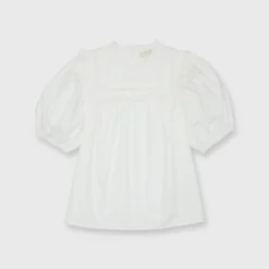 ULLA JOHNSON Adeline Top In Pristine