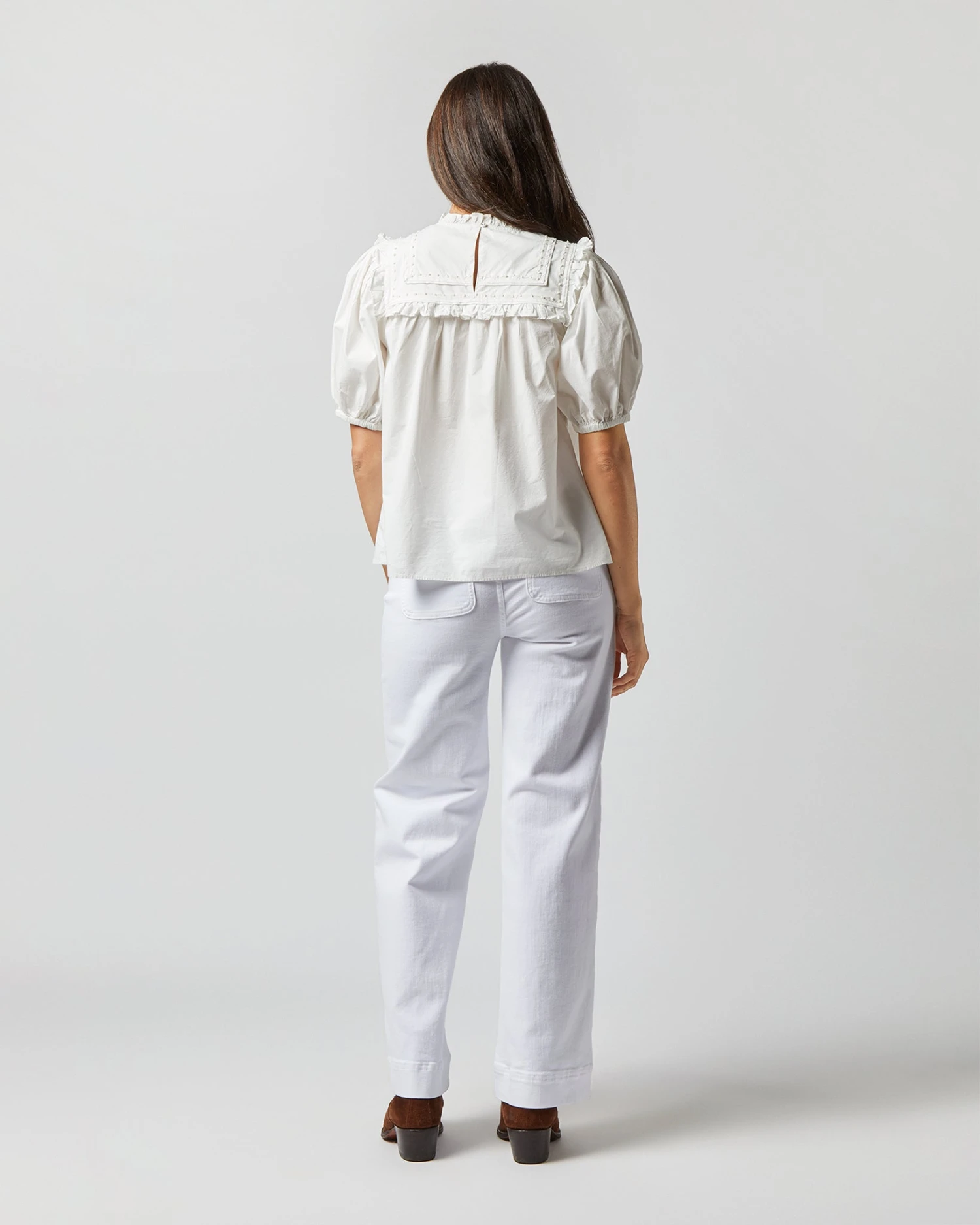 ULLA JOHNSON Adeline Top In Pristine 7 ULLA JOHNSON Adeline Top In Pristine - Image 5