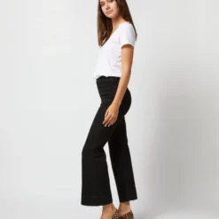 St Monica Cropped Jean In Black 2 Weeks -Chicorya Sales S72620 144