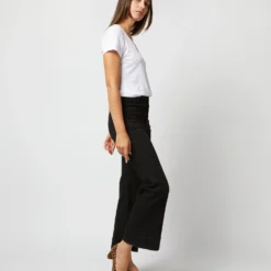 St Monica Cropped Jean In Black 2 Weeks -Chicorya Sales S72620 155