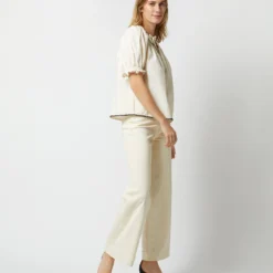 ULLA JOHNSON Ruby Top In Ivory -Chicorya Sales S72847 1177