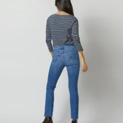 The Mid Rise Dazzler Ankle Fray Jean In New Sheriff In Town -Chicorya Sales S72945 3357