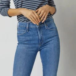 The Mid Rise Dazzler Ankle Fray Jean In New Sheriff In Town -Chicorya Sales S72945 3385