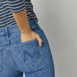 The Mid Rise Dazzler Ankle Fray Jean In New Sheriff In Town -Chicorya Sales S72945 3389