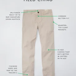 Garment-Dyed Field Pant In Vintage Khaki Canvas 9 Garment-Dyed Field Pant In Vintage Khaki Canvas -Chicorya Sales SM 23 FIELD CHINO PDP