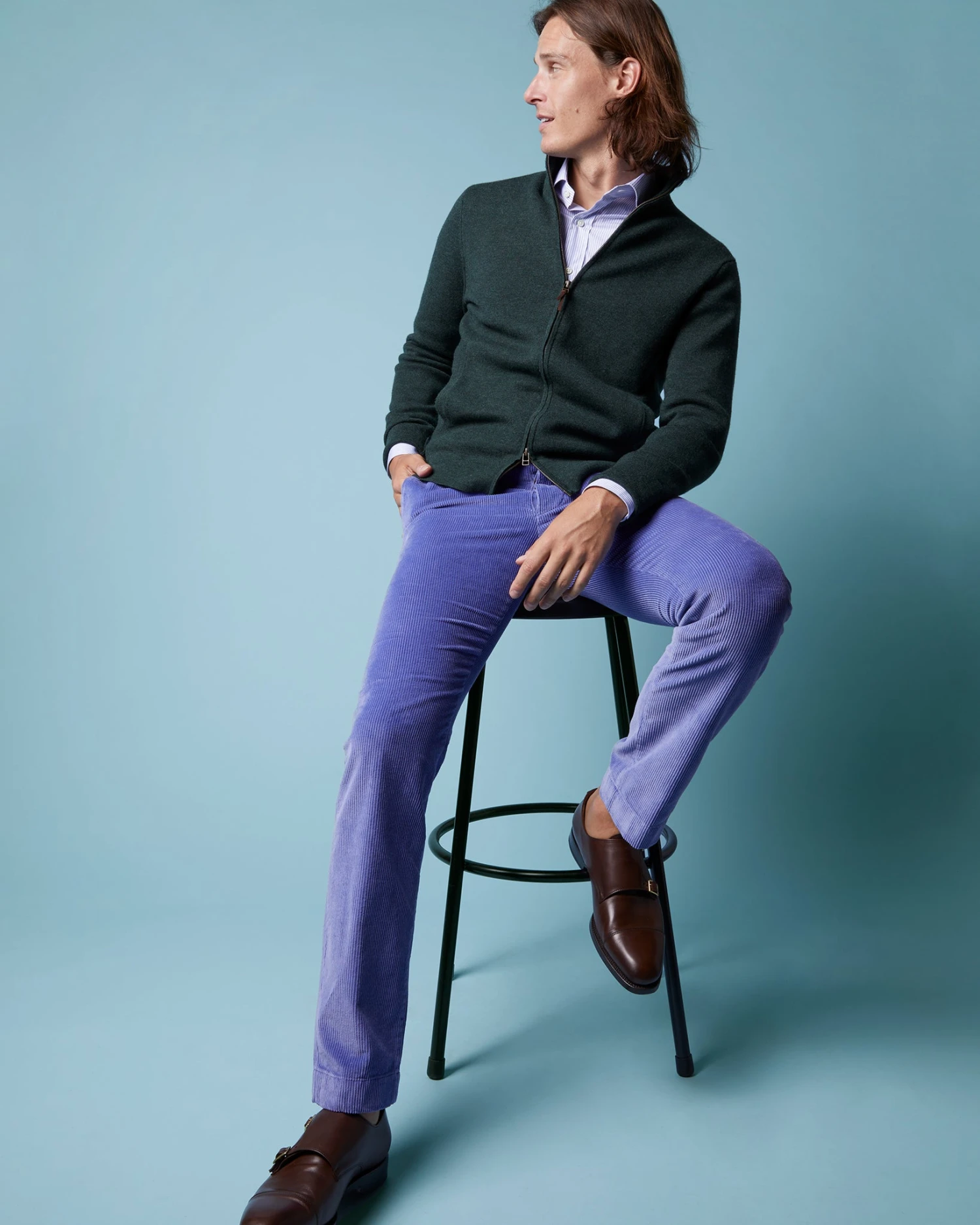 Field Pant In Lavender Corduroy 4 Field Pant In Lavender Corduroy - Image 2