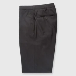 Dress Trouser In Charcoal Lightweight Twill -Chicorya Sales s003443 1