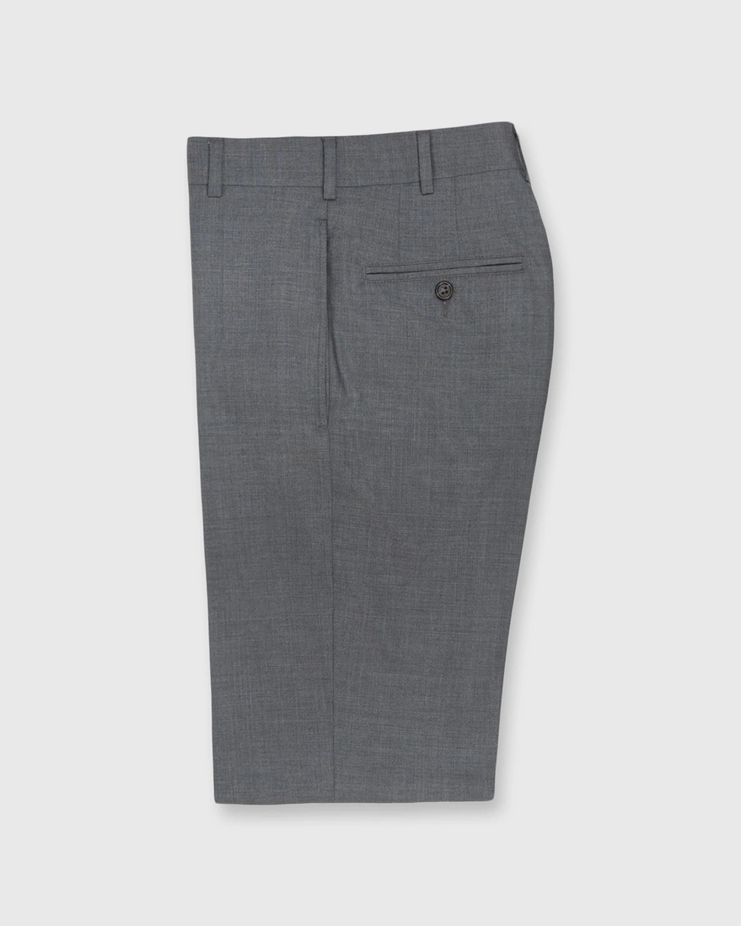 Dress Trouser In Mid-Grey Lightweight Twill 5 Dress Trouser In Mid-Grey Lightweight Twill - Image 3