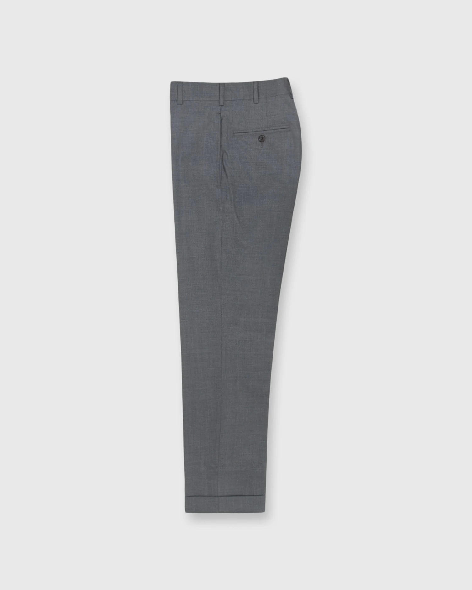 Dress Trouser In Mid-Grey Lightweight Twill 3 Dress Trouser In Mid-Grey Lightweight Twill