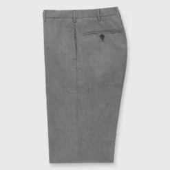 Dress Trouser In Oxford Grey Lightweight Twill -Chicorya Sales s003443d 1